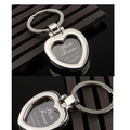 Heart Shape Key Rings with Photo Frame